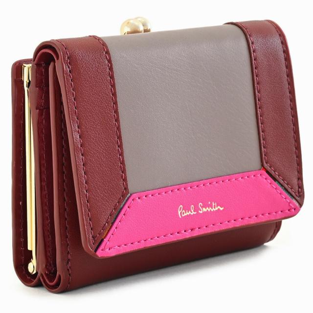 ポールスミス 財布 三つ折り財布 がま口財布