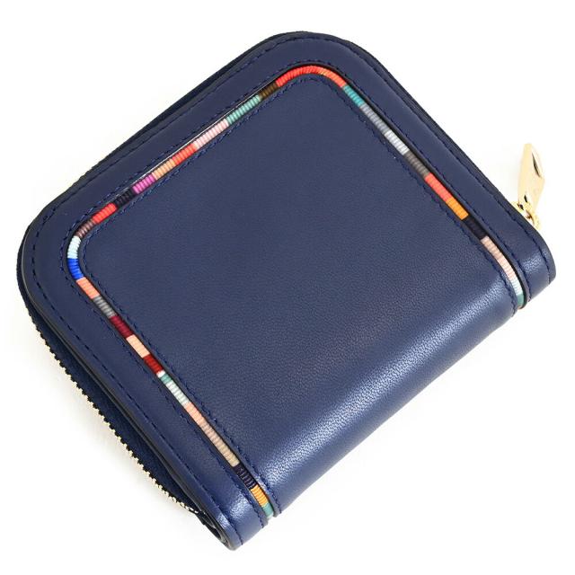 ポールスミス 財布 二つ折り財布 ラウンドファスナー