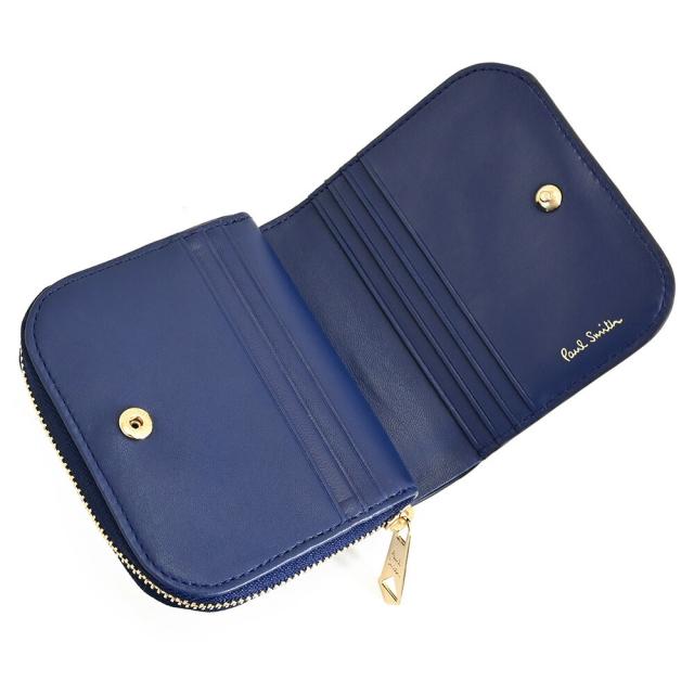 ポールスミス 財布 二つ折り財布 ラウンドファスナー