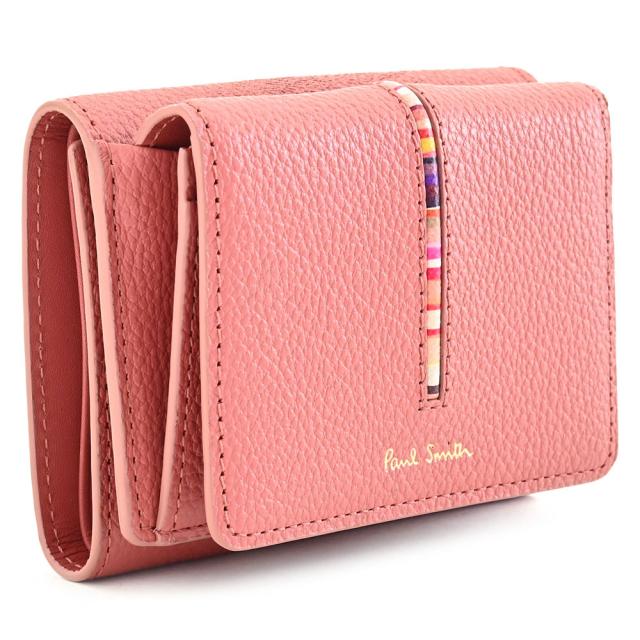 ポールスミス 財布 三つ折り財布 ピンク Paul Smith pwd653-24