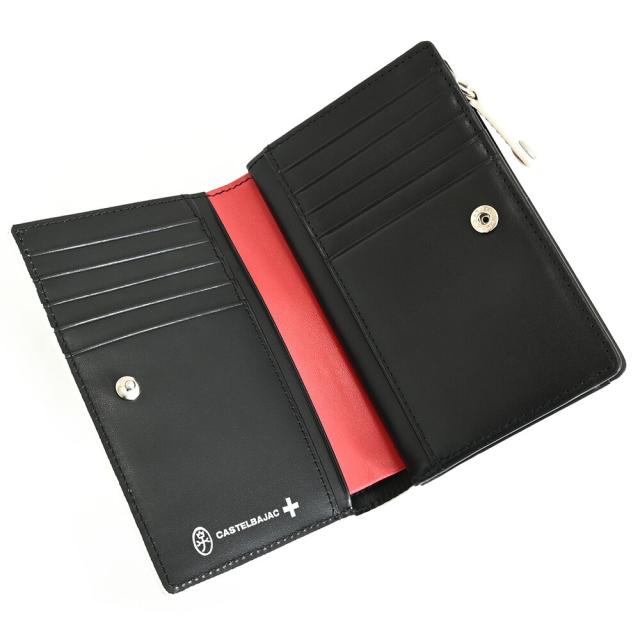 カステルバジャック 財布 二つ折り財布 L字ファスナー