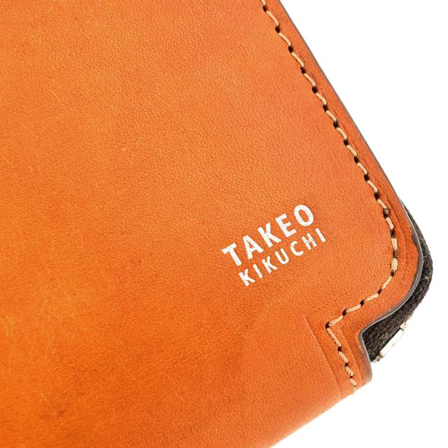 【専用】TAKEO KIKUCHI キャメル　ラウンドファスナー長財布 楽天市場】タケオキクチ 財布 長財布 ラウンドファスナー