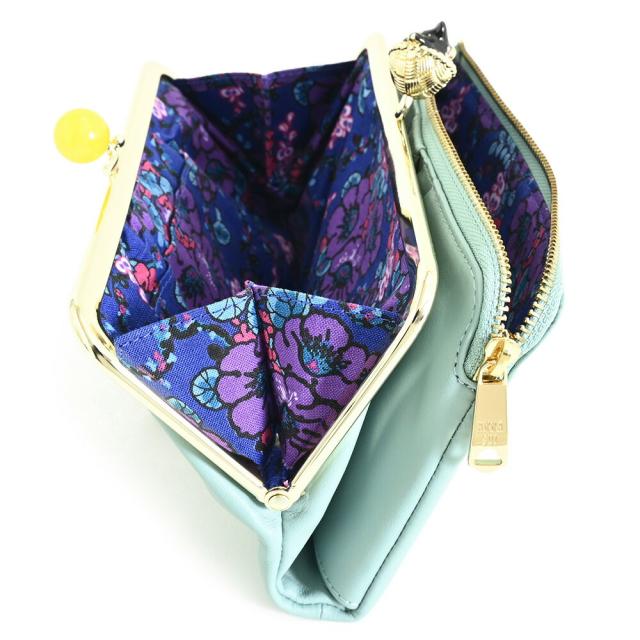 アナスイ 財布 長財布 がま口財布 ファスナー