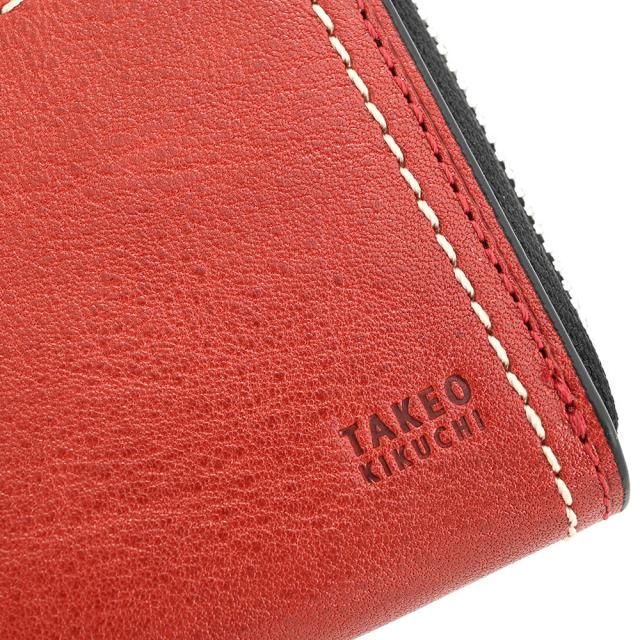 タケオキクチ 財布 小銭入れ コインケース ラウンドファスナー