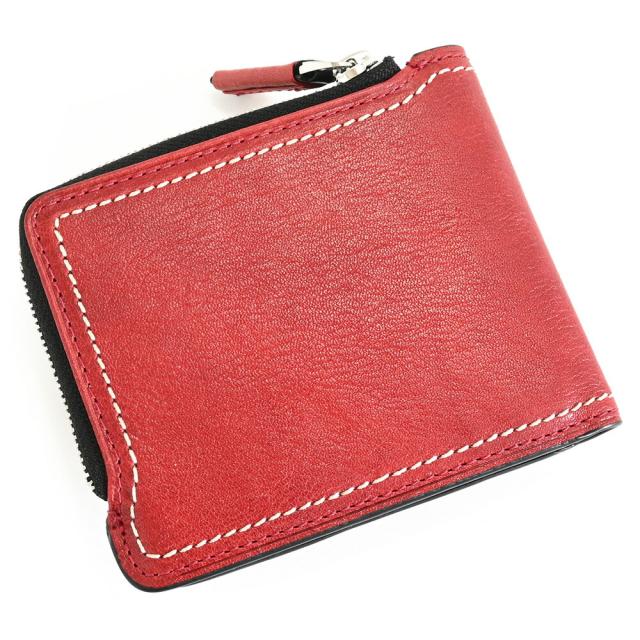 タケオキクチ 財布 二つ折り財布 L字ファスナー