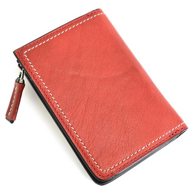 タケオキクチ 財布 二つ折り財布 L字ファスナー