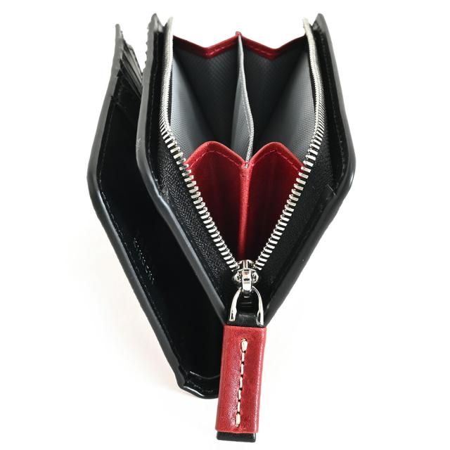 タケオキクチ 財布 二つ折り財布 L字ファスナー