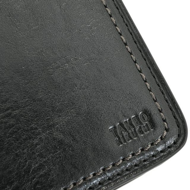 タケオキクチ 財布 二つ折り財布 L字ファスナー