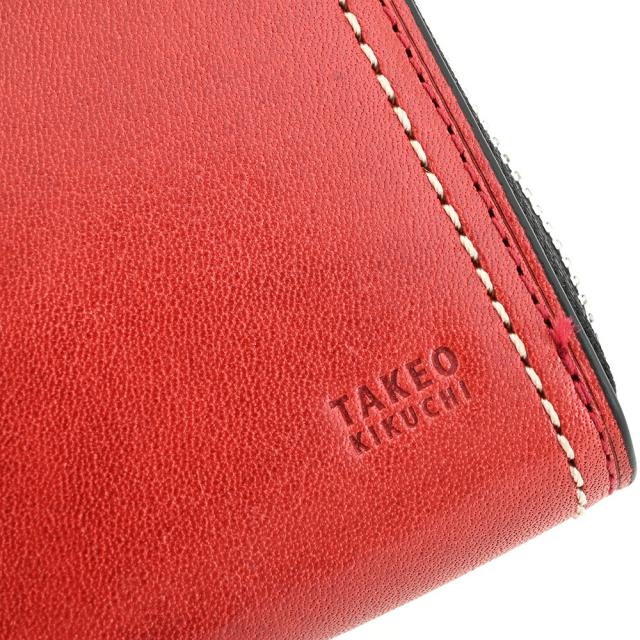 タケオキクチ 財布 長財布 ラウンドファスナー