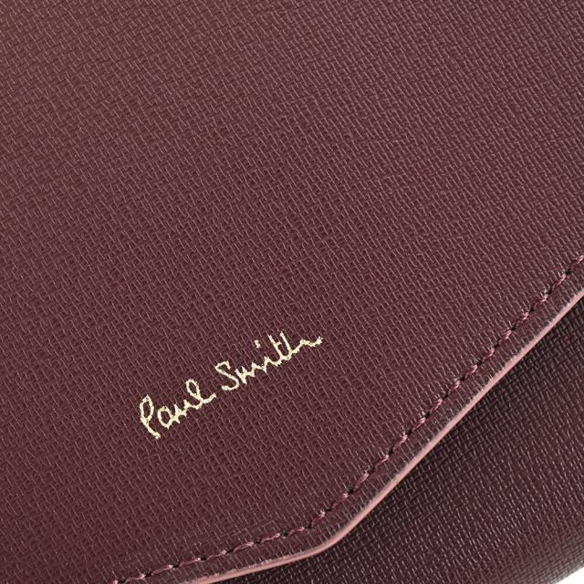 ポールスミス 財布 長財布 バーガンディ Paul Smith bpw266-80 レディース 婦人 ギフト 定番 彼氏 彼女 プレゼント ポールスミス 財布 長財布 バーガンディ Paul Smith bpw266-80