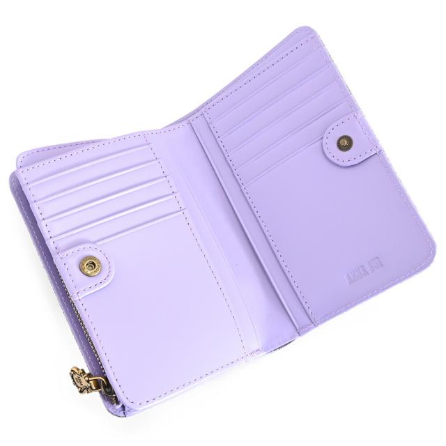 アナスイ フレームアーツ 財布 二つ折り財布 L字ファスナー 紫