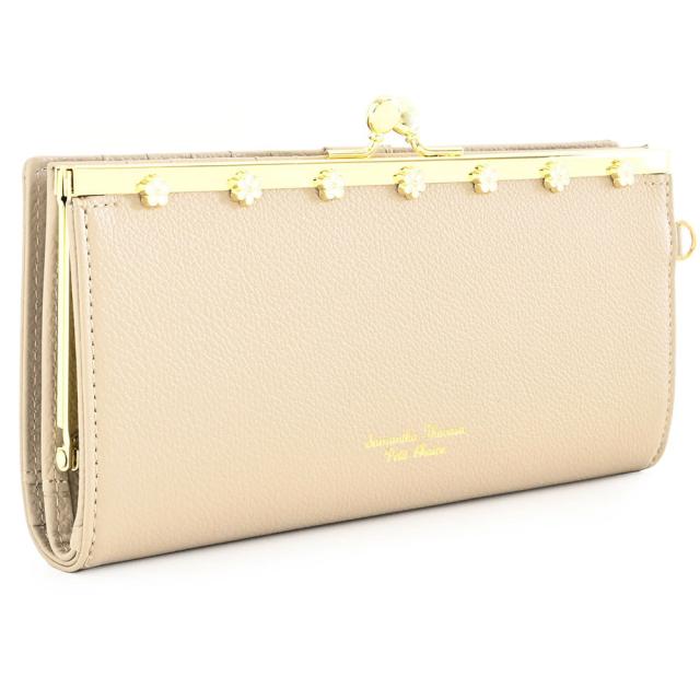 サマンサタバサ 財布 長財布 がま口財布