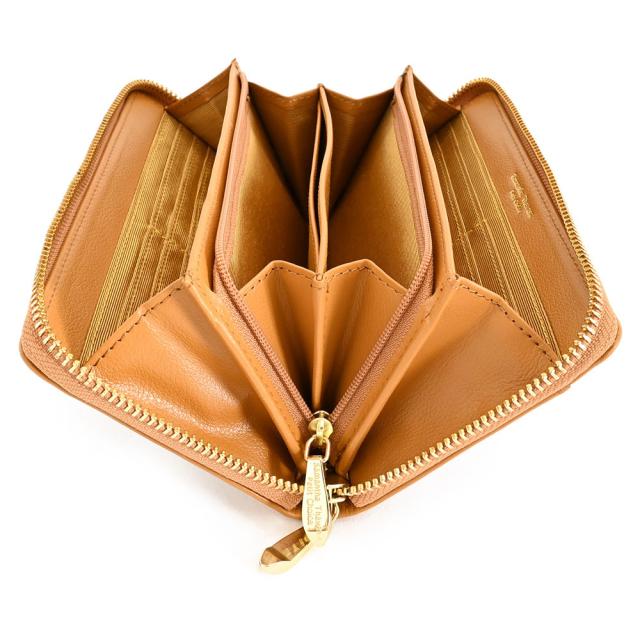 サマンサタバサ 財布 長財布 ラウンドファスナー