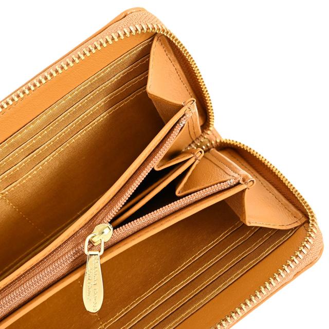 サマンサタバサ 財布 長財布 ラウンドファスナー