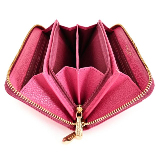 サマンサタバサ 財布 長財布 ラウンドファスナー