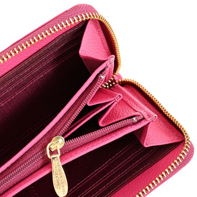 サマンサタバサ 財布 長財布 ラウンドファスナー