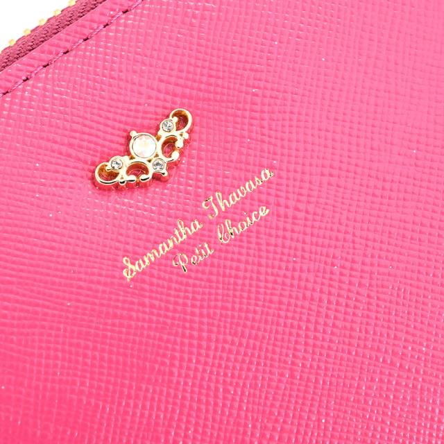 サマンサタバサ 財布 長財布 ラウンドファスナー