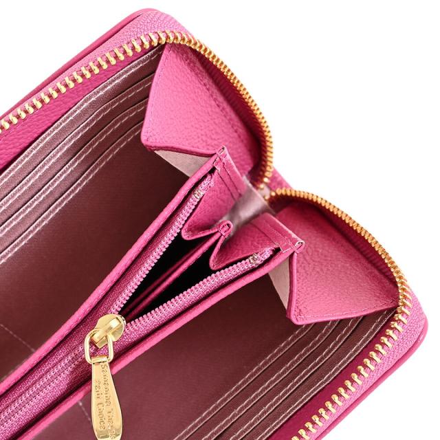 サマンサタバサ 財布 長財布 ラウンドファスナー