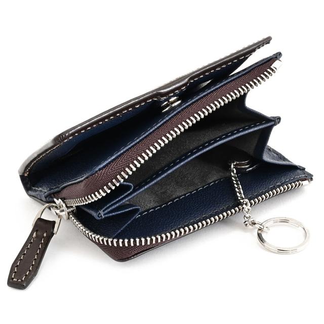 フジタカ 財布 小銭入れ コインケース パスケース L字ファスナー