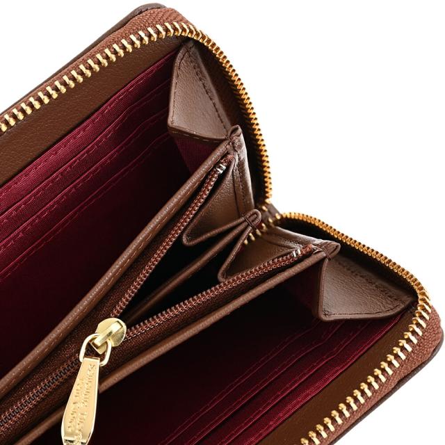 サマンサタバサ 財布 長財布 ラウンドファスナー