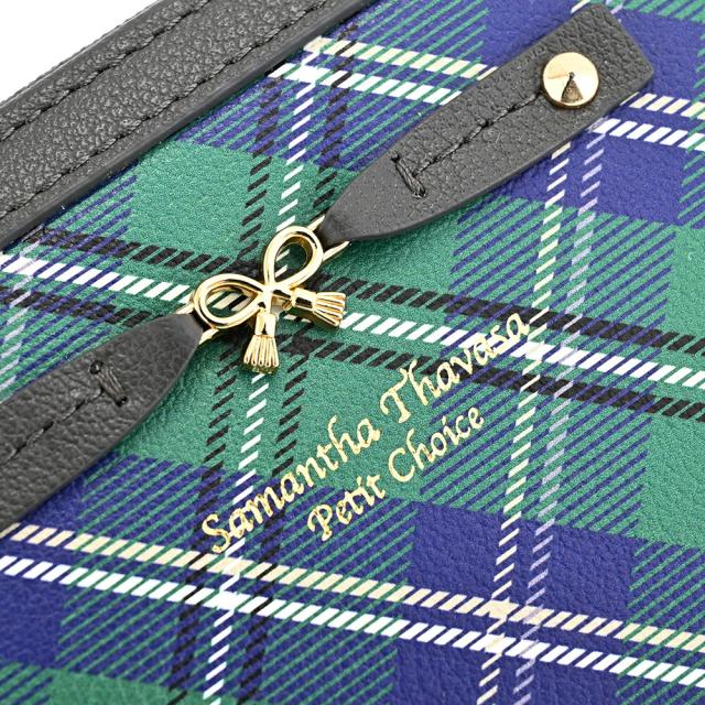 サマンサタバサ 財布 長財布 ラウンドファスナー