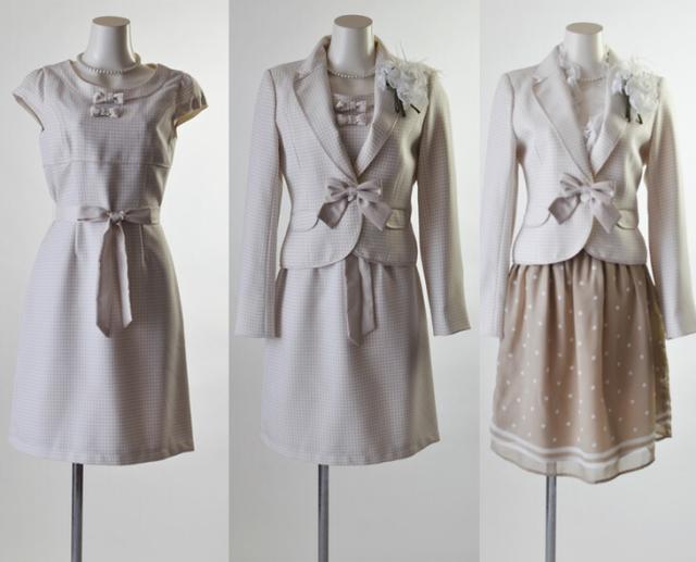 ふるさと納税 着回し 3点組セレモニースーツ ジャケット ワンピース スカート ワンピーススーツ 七五三 入学式 ママスーツ 千鳥 黒 ベージュ 311 日本正規品 Www Centrodeladultomayor Com Uy