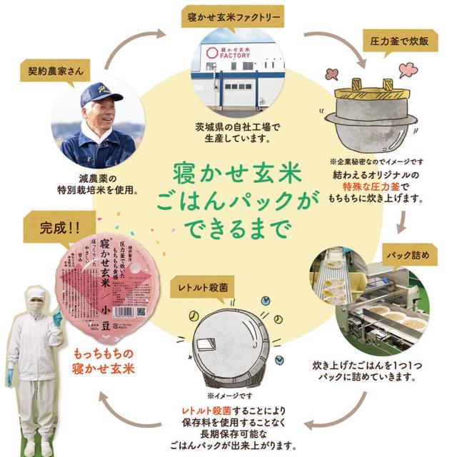 寝かせ玄米製造工程