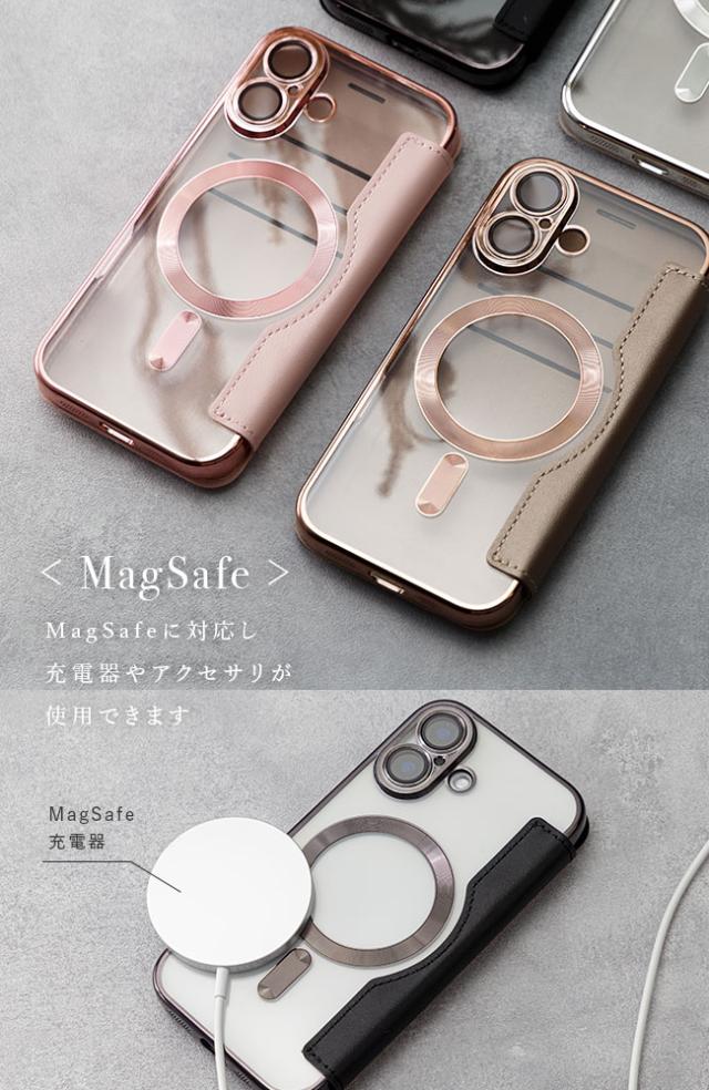 キルティング,手帳型ケース,フリップケース,ダイアリーケース,大人可愛い,ゴージャス,フェミニン,iphoneケース,MagSafe対応,マグセーフ対応,ワイヤレス充電対応,かわいい,韓国,TPU,シンプル,透明,クリア