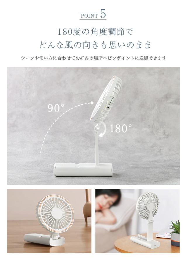 ハンディファン,首掛け扇風機,首掛け,薄型,軽量,ハンディ,ハンズフリー,4way,,スマホスタンド,Type-C,デジタル表示,ディスプレイ付き,扇風機,携帯扇風機,首かけ扇風機,首掛けファン,卓上,充電式,小型,USB