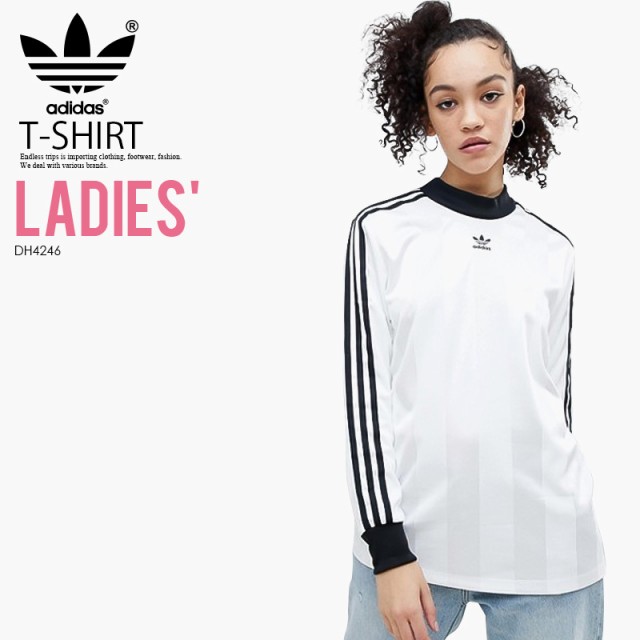 adidas(アディダス) WOMENS LONG SLEEVE TEE ロング スリーブ Tシャツ