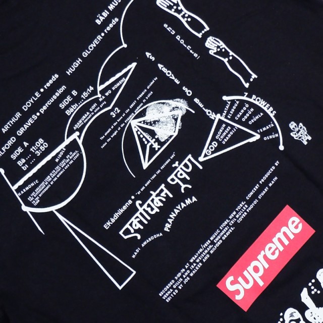 Supreme (シュプリーム) MILFORD GRAVES TEE BLACK 半袖 トップス Tシャツ カットソー メンズ レディース