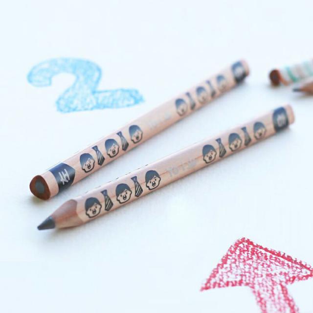 鉛筆えんぴつ子ども用YO-iヨーイおけいこえんぴつセットトンボippo!かきかたえんぴつ入学祝い6B3本三角芯太め短め太い短い入学準備記念品卒園記念保育園幼稚園かわいい右手左手兼用