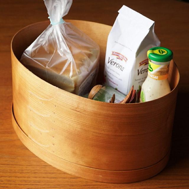 シェーカー オーバルボックス シェーカーボックス Lサイズ 木製 収納 収納ボックス チェリー材 天然木 カフェ キッチン雑貨 キッチン 台所 おしゃれ モダン アンティーク 北欧 ビンテージ北欧 ナチュラル アクセサリー