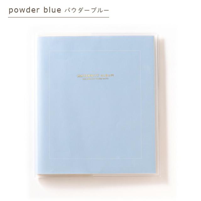 シンプル マタニティ アルバム いろは出版  エコー写真 超音波写真 保存 ベージュピンク パステルイエロー パウダーブルー ベビー 妊娠 赤ちゃんの成長 誕生 記録