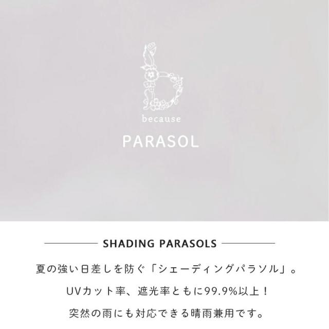 日傘 傘 かさ 晴雨兼用 晴雨兼用傘 折り畳み 折りたたみ PUシャンブレー バンブーハンドル 紫外線遮蔽率 遮光 99.9%以上 紫外線防止加工 ネイビー アイボリー