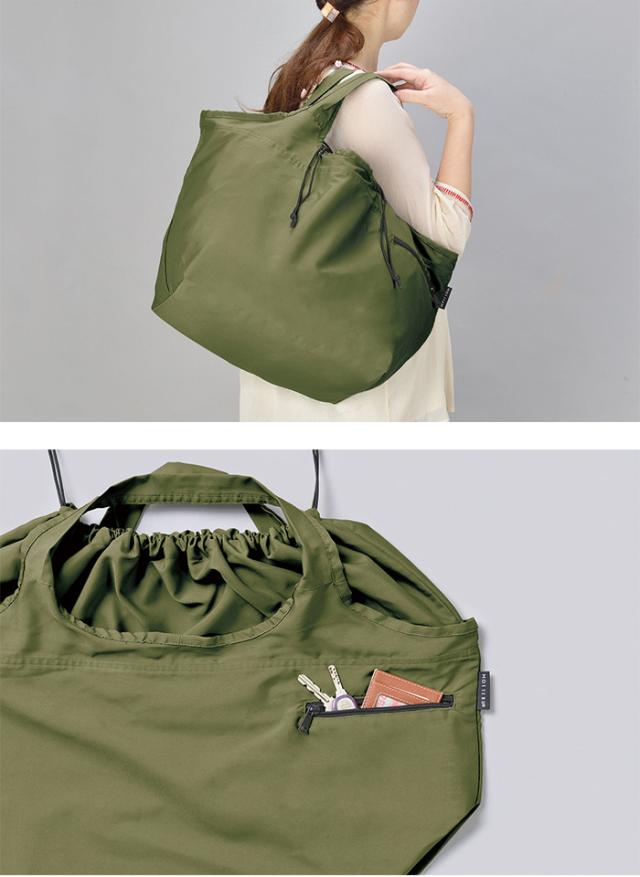 エコバッグ MOTTERU モッテル クルリト ビッグマルシェバッグ ショッピングバッグ 買い物バッグトートバッグ レジ レジ袋 折りたたみ マザーズバッグ 大容量 大 アウトドア かわいい おしゃれ シンプル