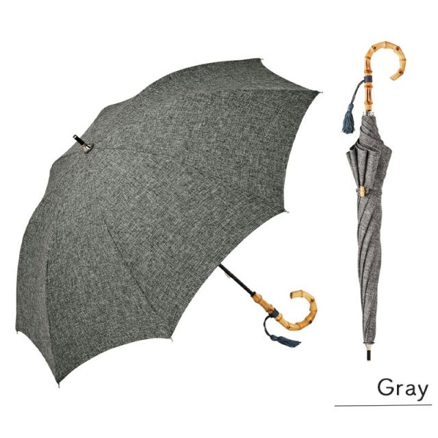 日傘傘かさ晴雨兼用晴雨兼用傘無地リネン風天然素材バンブーハンドルバンブー竹カサ紫外線防止加工ナチュラルシンプルタッセルSURMER日傘ストライプ長傘シュールメールファッション傘かさカサ紫外線防止加工縞シュルメール