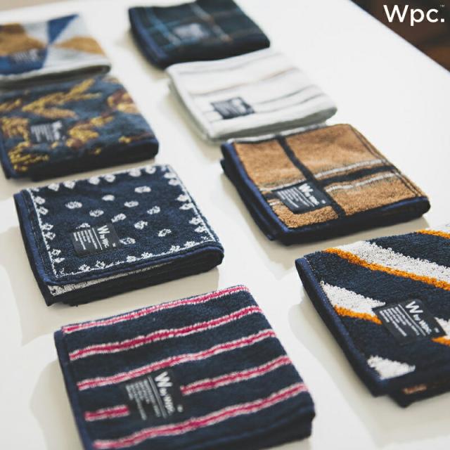 W by Wpc. ハンカチ ユニセックス HANDKERCHIEF UNISEX タオルハンカチ ミニタオル 抗菌防臭 幾何学 メンズ おしゃれ Wpc. Patterns