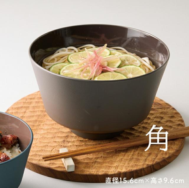 DONBURIどんぶり丼器食器大きめ割れない丸角乾漆日本製竹中おしゃれ無地シンプル電子レンジ対応食洗機対応ラーメンうどん親子丼