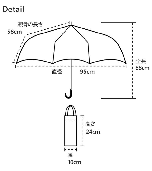 雨傘折りたたみ折り畳みプレーンカラートートバッグミニ無地シンプル50cmレディースbecauseビコーズ晴雨兼用紫外線防止はっ水加工UVカット通勤通学袋付き