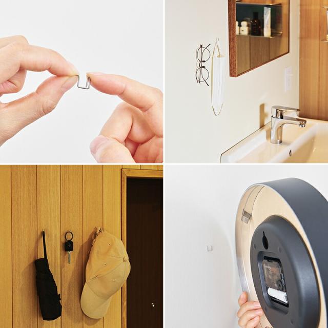 Pli プリプッシュピン フック ピン 小さい シンプル 目立たない アッシュコンセプト +d ステンレス 3個入り 画鋲 オシャレ 日本製 穴が小さい 穴が目立ちにくい おしゃれ
