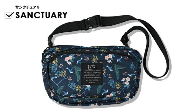 kiuバッグ300Dフロントポケットミニショルダー防水撥水軽量キウwpcw.p.cアウトドアフェス登山災害時スポーツ観戦