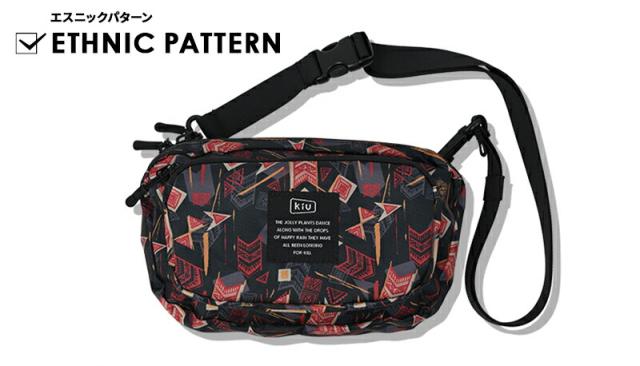 kiuバッグ300Dフロントポケットミニショルダー防水撥水軽量キウwpcw.p.cアウトドアフェス登山災害時スポーツ観戦