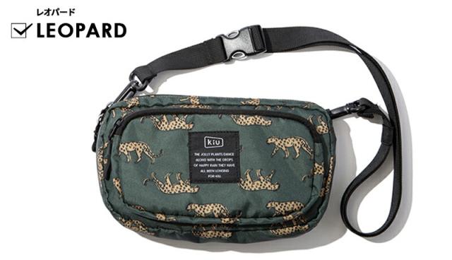 kiuバッグ300Dフロントポケットミニショルダー防水撥水軽量キウwpcw.p.cアウトドアフェス登山災害時スポーツ観戦