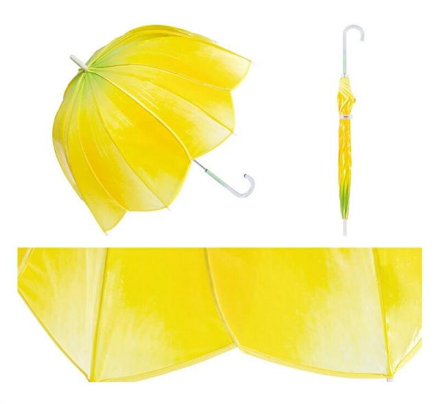 雨傘長傘チューリップアンブレラグラデーション60cmレディースwpc.ワールドパーティー通勤通学軽量クリア透明