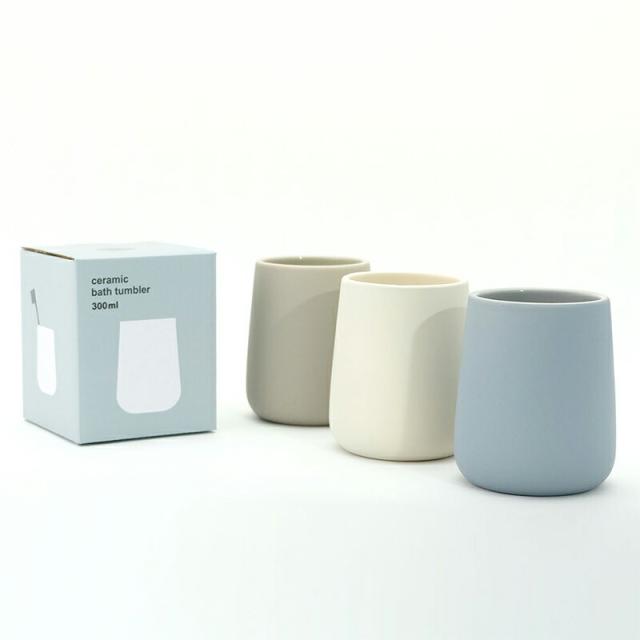 母の日ラッピング実施中 歯ブラシホルダー 歯ブラシ立て タンブラー 志成販売 shesay 陶器 マット バスタンブラー おしゃれ セラミック 収納 洗面所  ランドリー 滑らない 洗面台 サニタリー 水回り インテリア 北欧 韓国インテリア 新生活 プレゼント ギフト シンプル