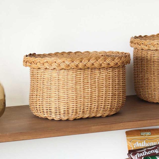 かご カゴ バスケット 収納 Creer クレエ ユティル ナイール キッチン  PPラタン 洗える UTILE NAIR