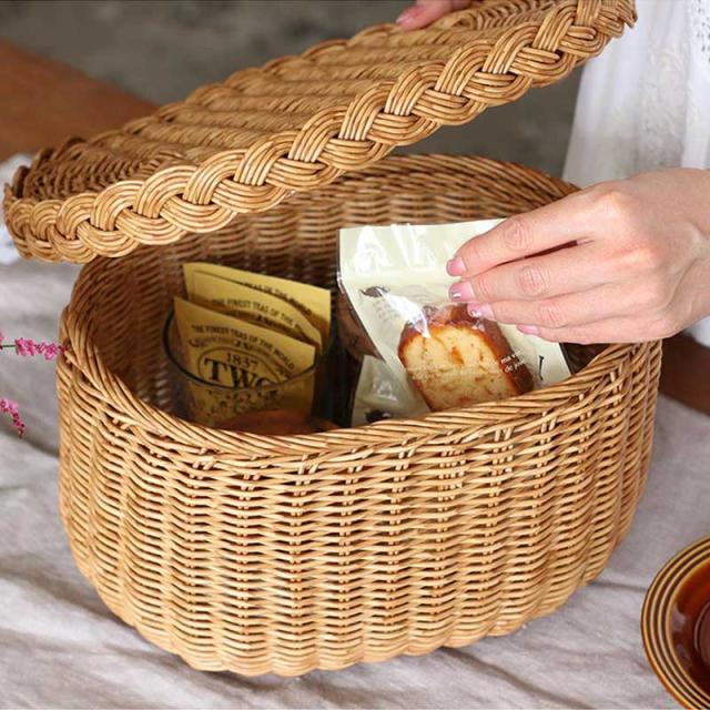 かご カゴ バスケット 収納 Creer クレエ ユティル ナイール キッチン  PPラタン 洗える UTILE NAIR