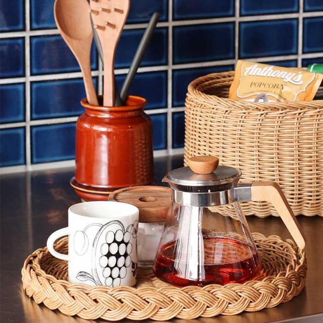 かご カゴ バスケット 収納 Creer クレエ ユティル ナイール キッチン  PPラタン 洗える UTILE NAIR