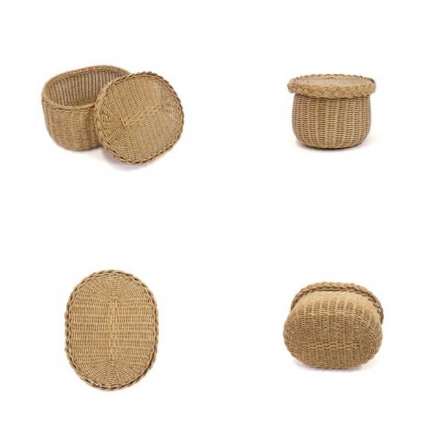 かご カゴ バスケット 収納 Creer クレエ ユティル ナイール キッチン  PPラタン 洗える UTILE NAIR